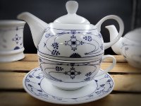 Tea for One Indisch Blau Porzellan