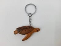 Schlüsselanhänger Schildkröte Holz