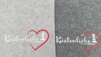 Tischset Filz Moin/Küstenliebe