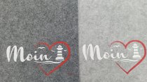 Tischset Filz Moin/Küstenliebe