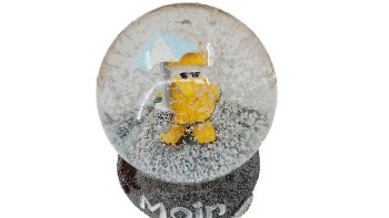 Schneekugel Regenmantelmöwe