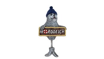 Seehund Magnet Federbein Norddeich +