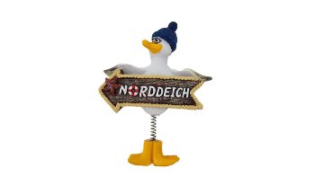 Möwe Magnet Federbein Norddeich +