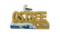 Möwe Magnet Strand Ostsee11x6,5 cm