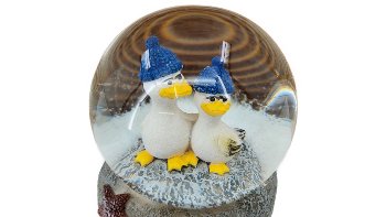 Schneekugel 2 Möwen Moin