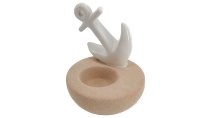 Sandoptik Teelichthalter Anker  ca.10x10x12cm
