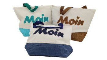 Strandtasche Moin mit Reißverschluss