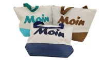 Strandtasche Moin mit Reißverschluss