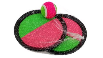 Klettballspiel Kunststoff ca.19cm