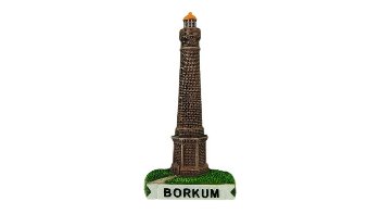Magnet Borkum ca.9x4cm  Polyresin
