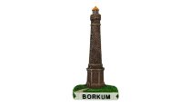Magnet Borkum ca.9x4cm Polyresin