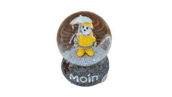 Regenmantelseehund Schneekugel