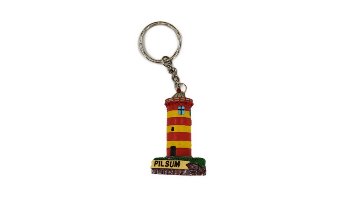Schlüsselanhänger Pilsum  ca.6x3cm  Polyresin