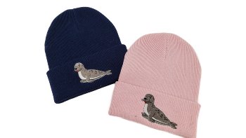 Strickmütze Logo Seehund