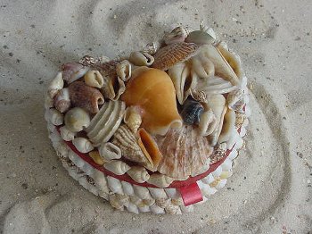 Muschelkasten Herz 10 cm
