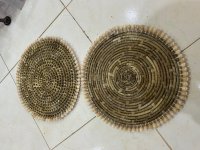 Untersetzer mit Cowri Muscheln 35cm