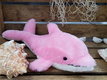 Delphin pink ca.30cm Plüsch
