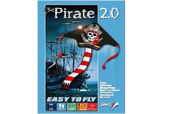 Delta Pirat 2.0 ca. 102x200 cm Einleinerdrachen